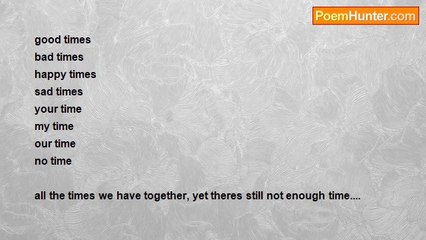 georgia hunter cannon - Just Not Enough Time