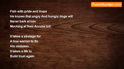 Teboho petrus ntaita - WHEN THE TRUE WARRIOR FORGETS! !