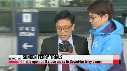 Trials to open on 8 close aides to Sewol-ho ferry owner