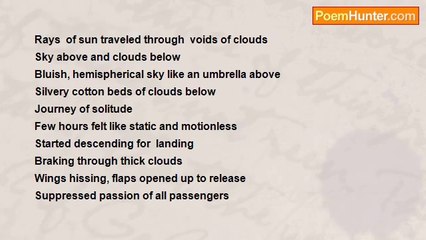 Chandra sekharan - Jet Journey