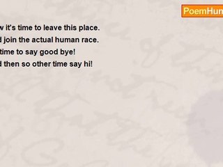 Poem hunters - Time to leave