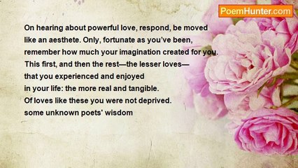 Johan Fourie - On Hearing Of Love