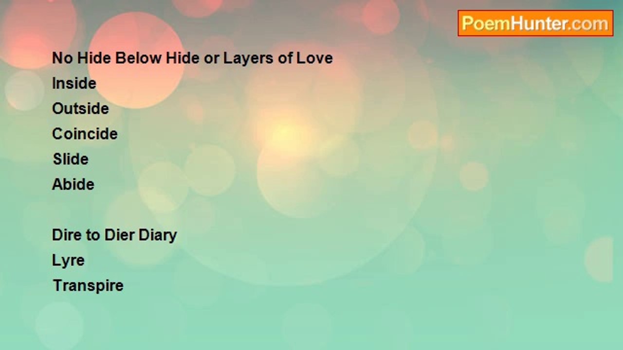Jonathan ROBIN - Five Lines on Love