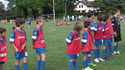 L'entrée pour la finale du tournoi U13 à Chens / Léman