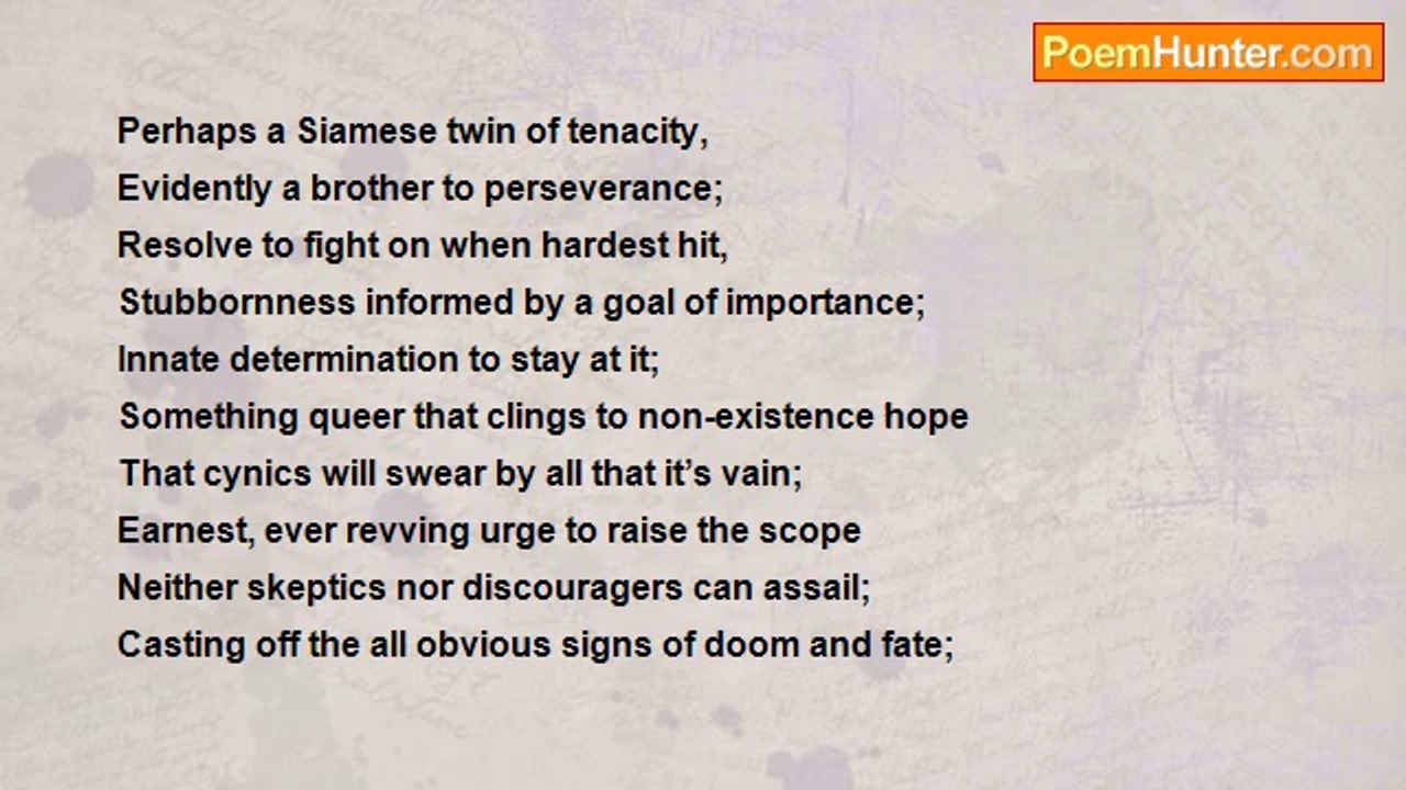 Hannington Mumo - PERSISTENCE