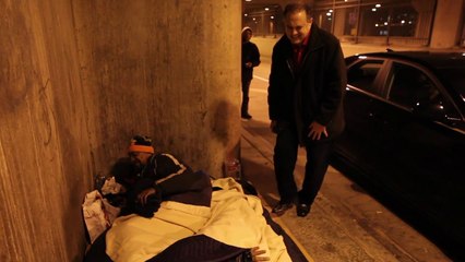 The angel of Lower Wacker Drive