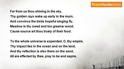Mohammad Muzzammil - The Poet And The Sun ~ 1