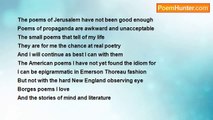 Shalom Freedman - The History Poems Have Not Been Written