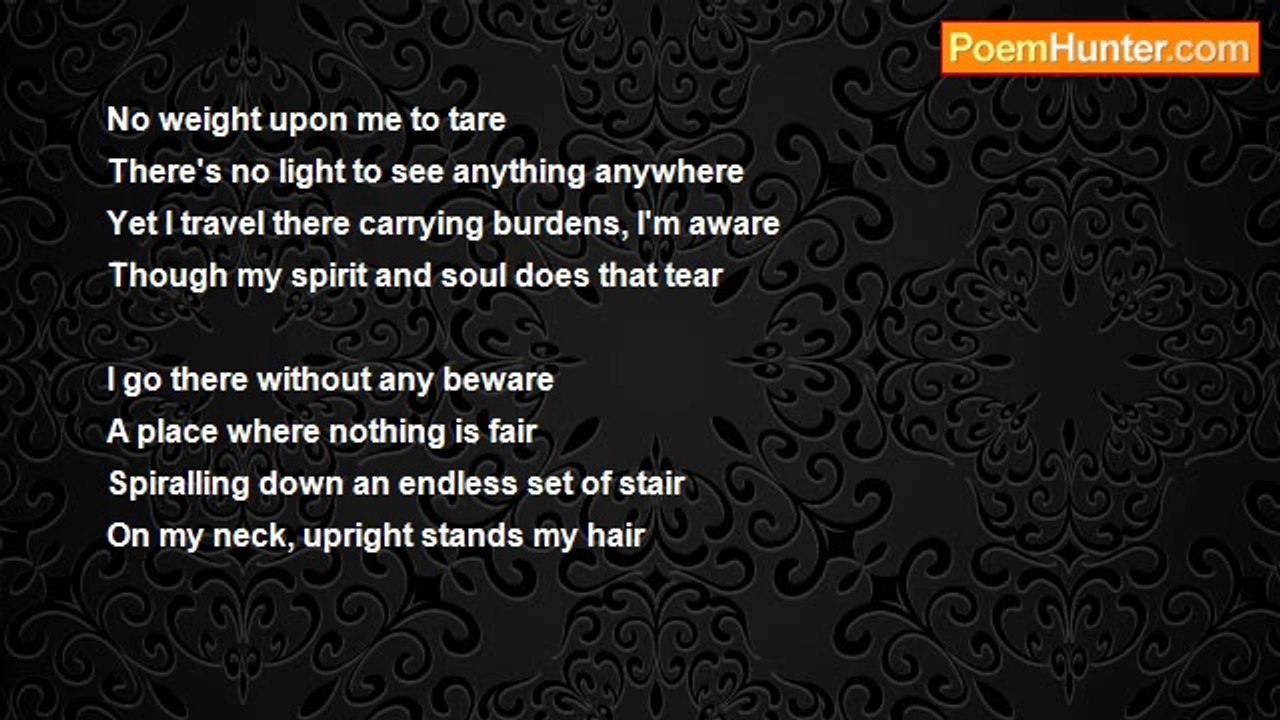 DEEP DARK SOUL POET - dark, dark dream of scare...