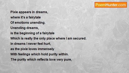 DEEP DARK SOUL POET - Pixie appears in dreams