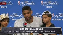 Spurs Discuss Finals Win; LeBron on Loss