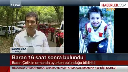 Piknikte Kaybolan Küçük Baran, Sağ Olarak Bulundu
