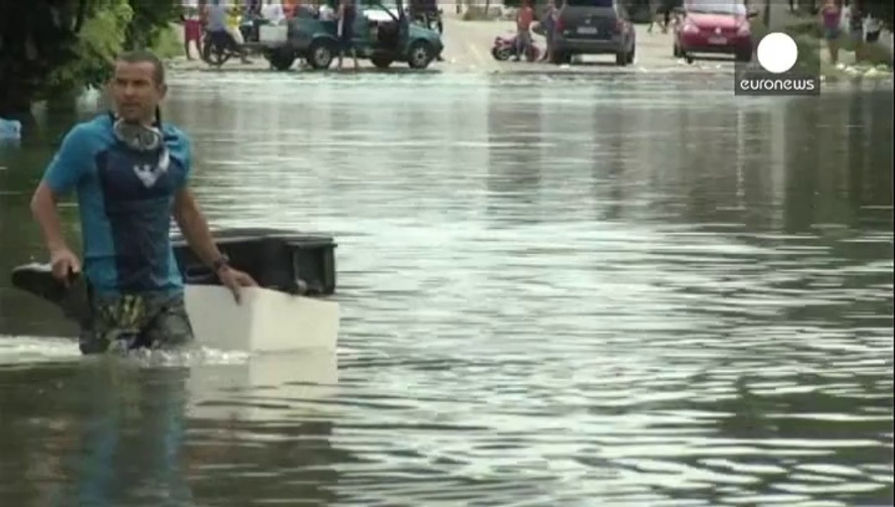 Natal ville sinistrée avant la rencontre États-Unis - Ghana