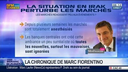 Marc Fiorentino: Les tensions en Irak perturbent les marchés - 16/06