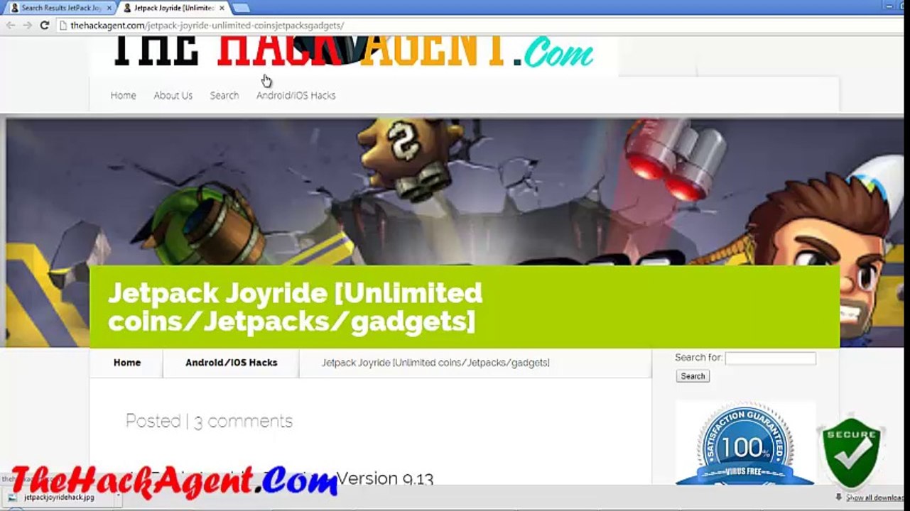 How to Get Unlimited coins/Jetpacks/gadgets in Jetpack Joyride Android/iOS june 2014 Free