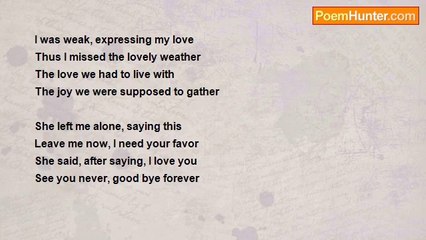 Aarif Ameen - Good Bye Forever