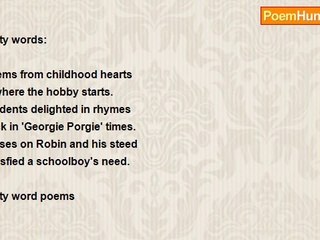 Joyce Hemsley - Short Poetry
