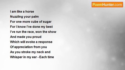 Angelina Pandian - Like a Horse Nuzzling