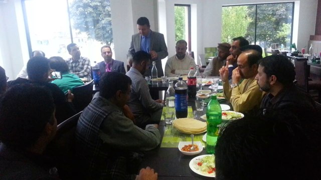 Raja Shakeel Anjum Speech in dinner arranged for Abdull Rehman Raza