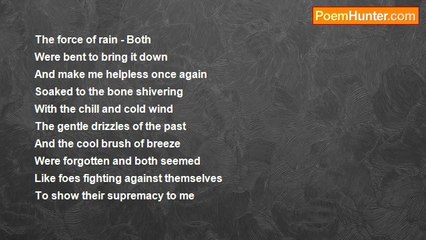 Angelina Pandian - Strange Moods of Rain – Rain & Wind