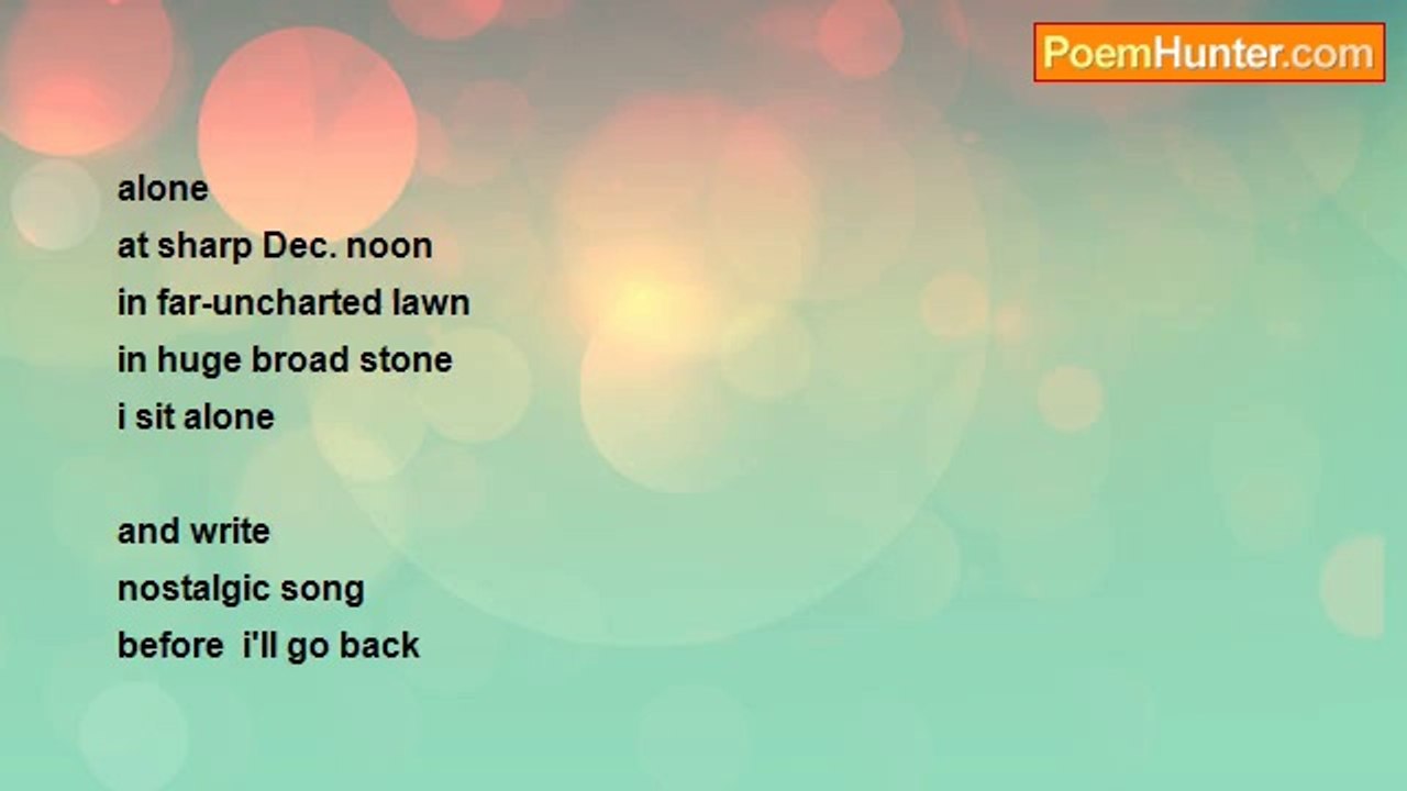 Rommel Mark Dominguez Marchan - nostalgia ***** MILES AWAY FROM HOME