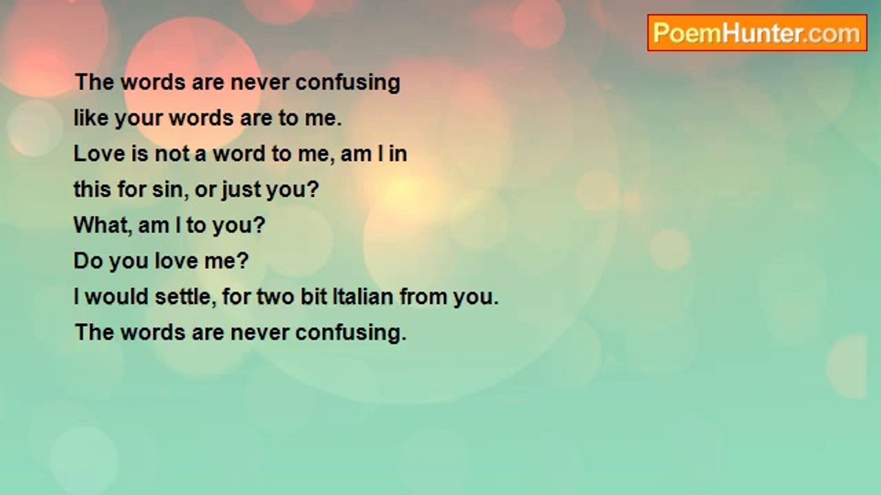 Is It Poetry - Generational Latin X Lost