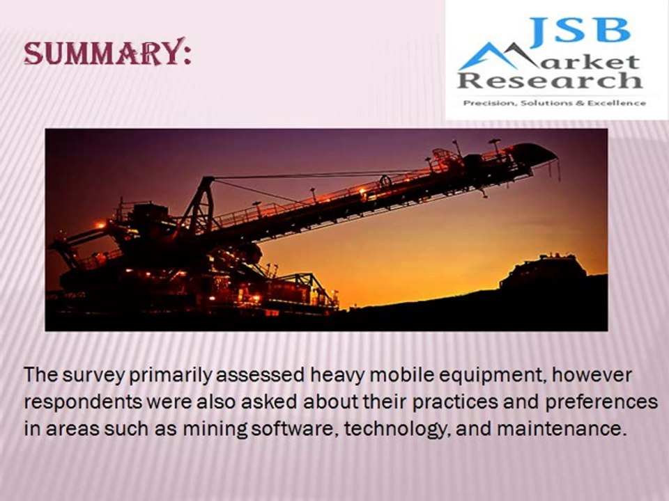 JSB Market Research: Winning and Retaining Business in the Australian Mining Equipment Sector, 2014