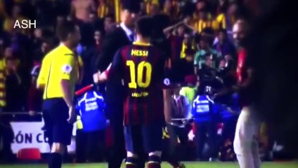 Cristiano Ronaldo Consoles Lionel Messi after Copa del Rey Final 2014 HD