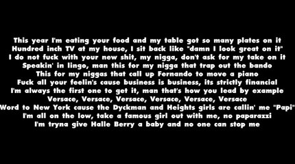 Migos Ft Drake Versace Lyrics
