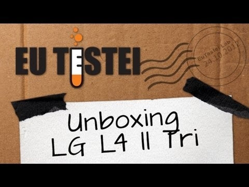 Smartphone LG Optimus L4 II Tri E-470f - Unboxing Brasil