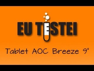 Tablet AOC Breeze 9" MW0922 - Resenha Brasil