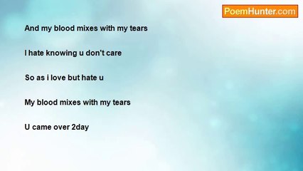 taeylar hill - the blood  mixes with the tears