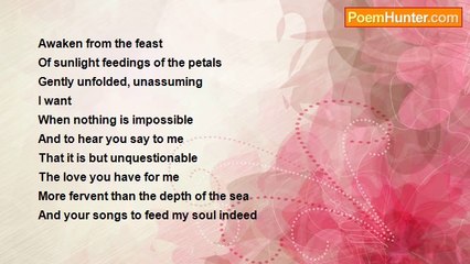 Wendy NgWL - I want, when nothing is impossible.