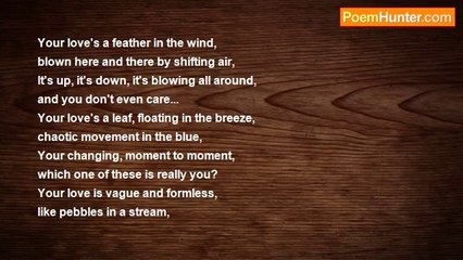 david lessard - Your love's a feather in the wind