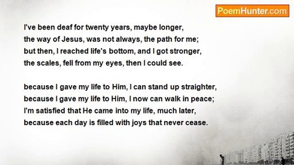 david lessard - I am a deaf man...