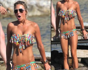 Steven Jerrard lost first match but wife Alex continues showing her body