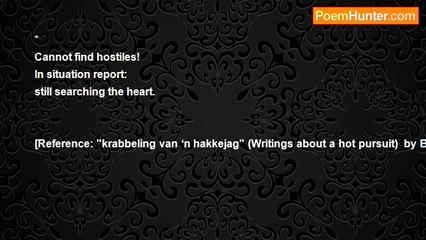 Gert Strydom - Notes of a hot pursuit (haiku's)