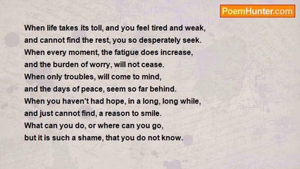 somebody else - The Toll