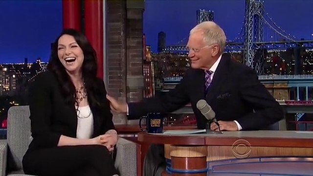 David Letterman - 10 Jun 2014 ( Laura Prepon)