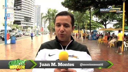 Llegó el Tricolor a Fortaleza acompañado de la lluvia