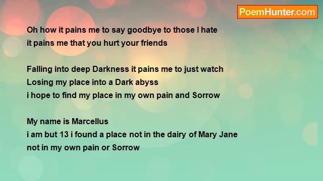 Marcellus Watts - Pain and no place