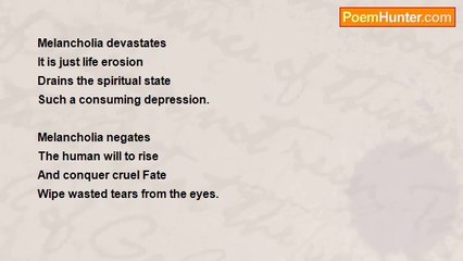 Cynthia BuhainBaello - Melancholia