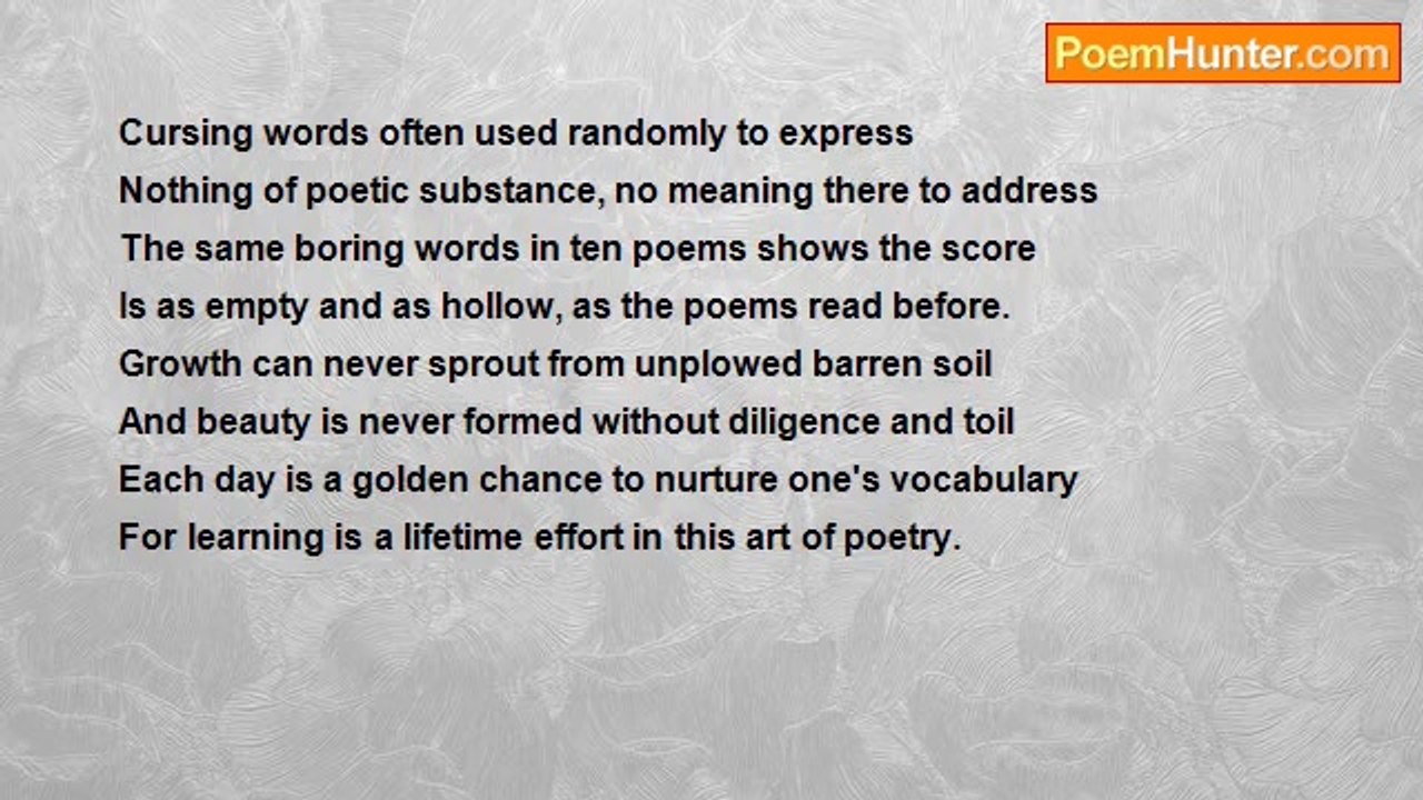 Cynthia BuhainBaello - Learning (Couplets)