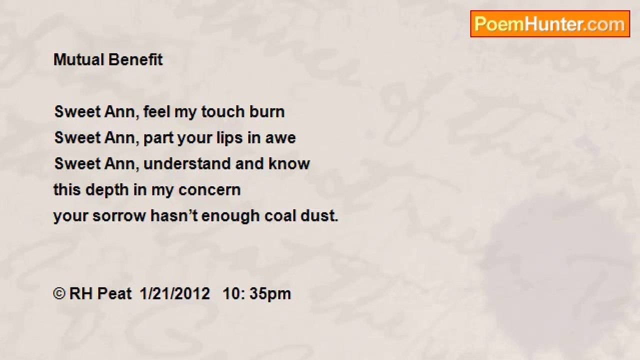 Ronald Peat - * MUTUAL BENEFIT