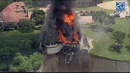 Texas: Un propriétaire incendie sa villa
