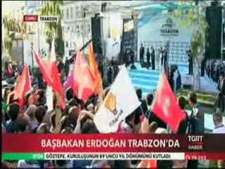 Başbakan Erdoğan Trabzon’da Toplu Açılış Törenine Katıldı. Muhalefeti Eleştirdi