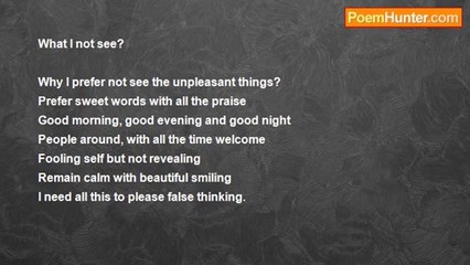 shilpa maheswari - What I not see?