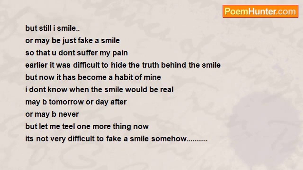 sherry hiss - Faking a Smile