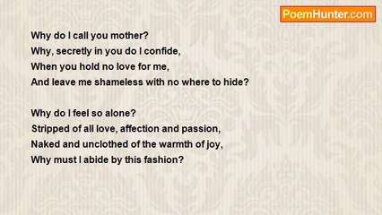 Rukhsar Ahmed - Why My Mother?