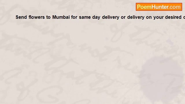 Bipasha Rathi - Flowers to Mumbai, Gifts to Mumbai, Cakes to Mumbai